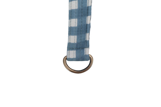 Alice Gingham Keychain Fob