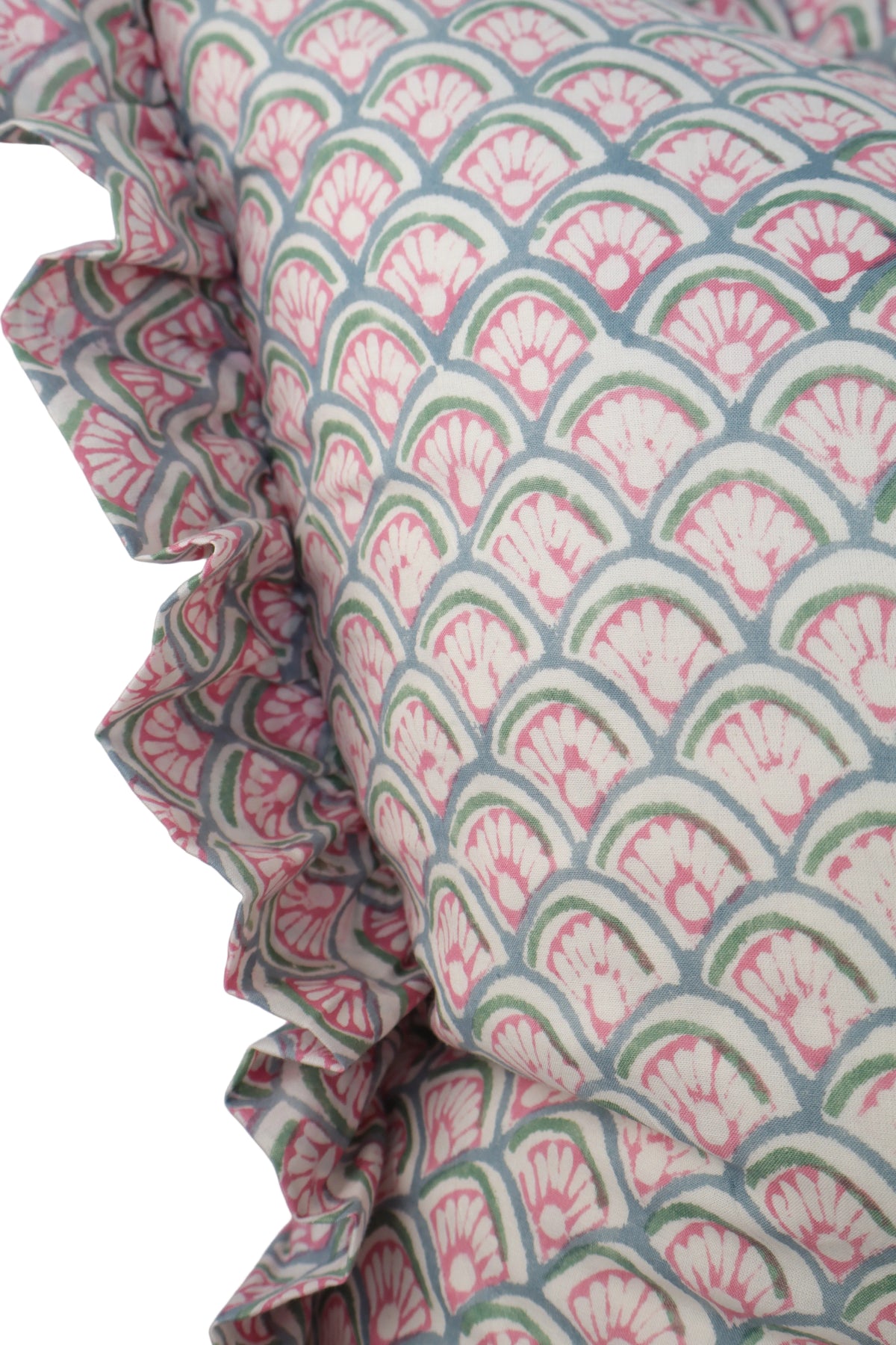 Petal Rose Ruffle Pillow