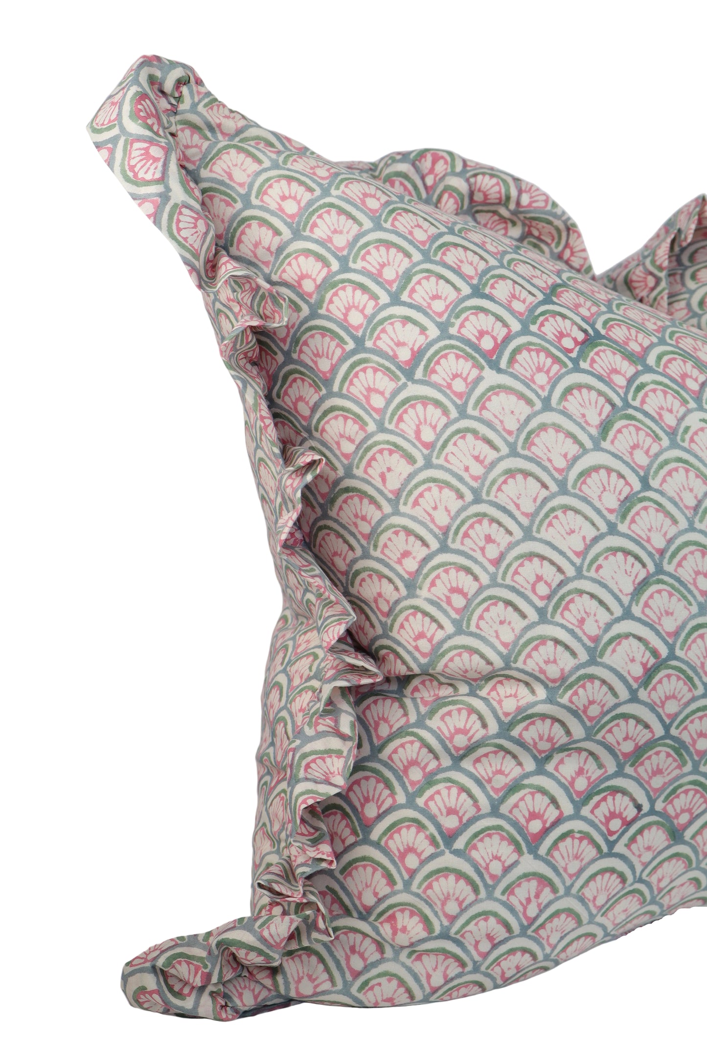 Petal Rose Ruffle Pillow