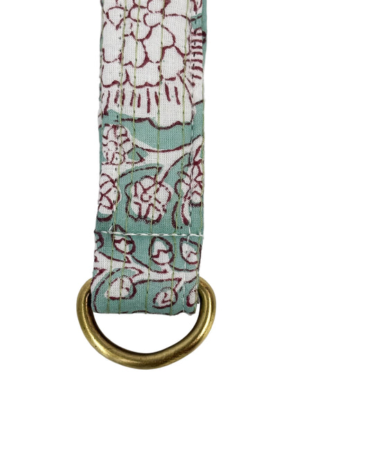 Seaglass Blue Keychain Fob