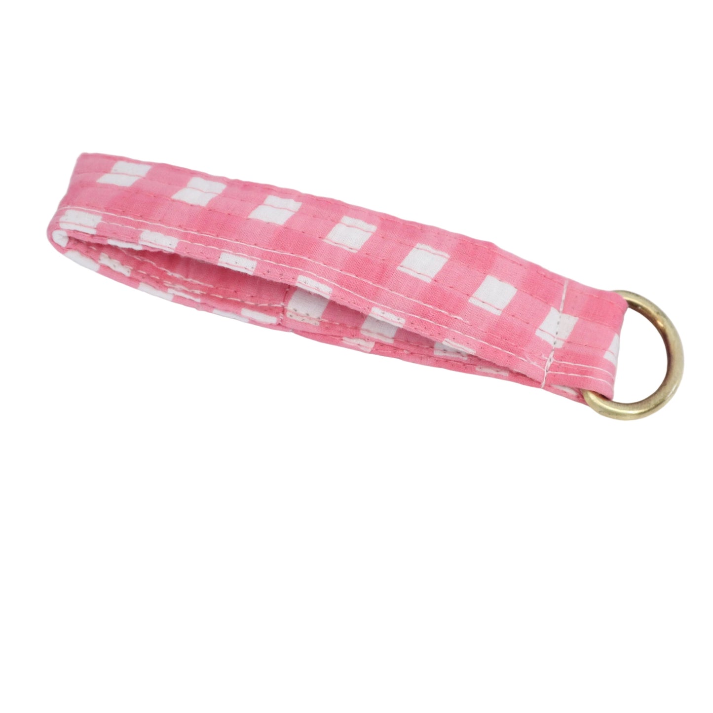Hattie Gingham Keychain Fob