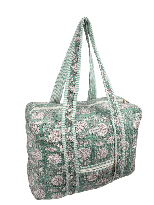 Seaglass Blue Oversize Tote