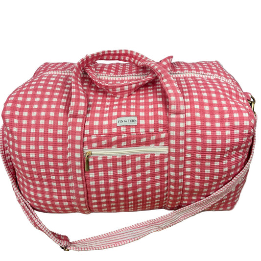 Hattie Gingham Weekend Duffle
