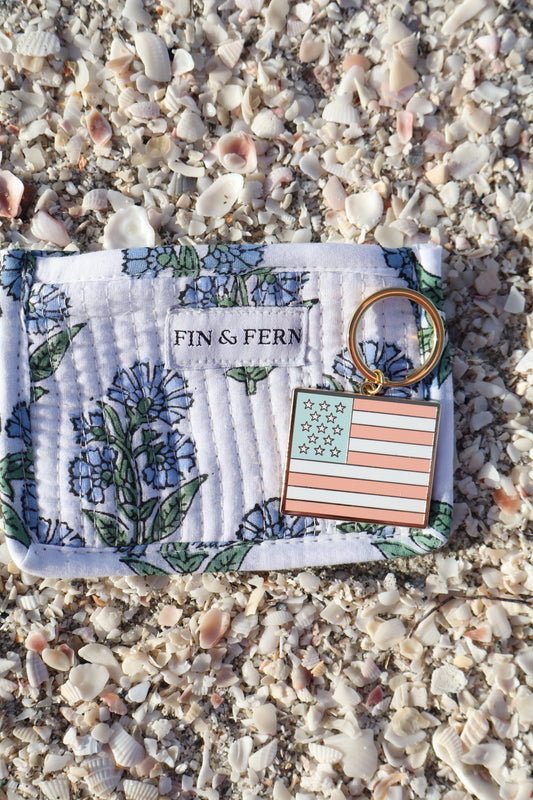 American Flag Keychain