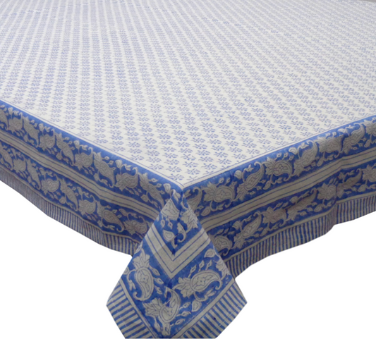 Eliza Blue Tablecloth