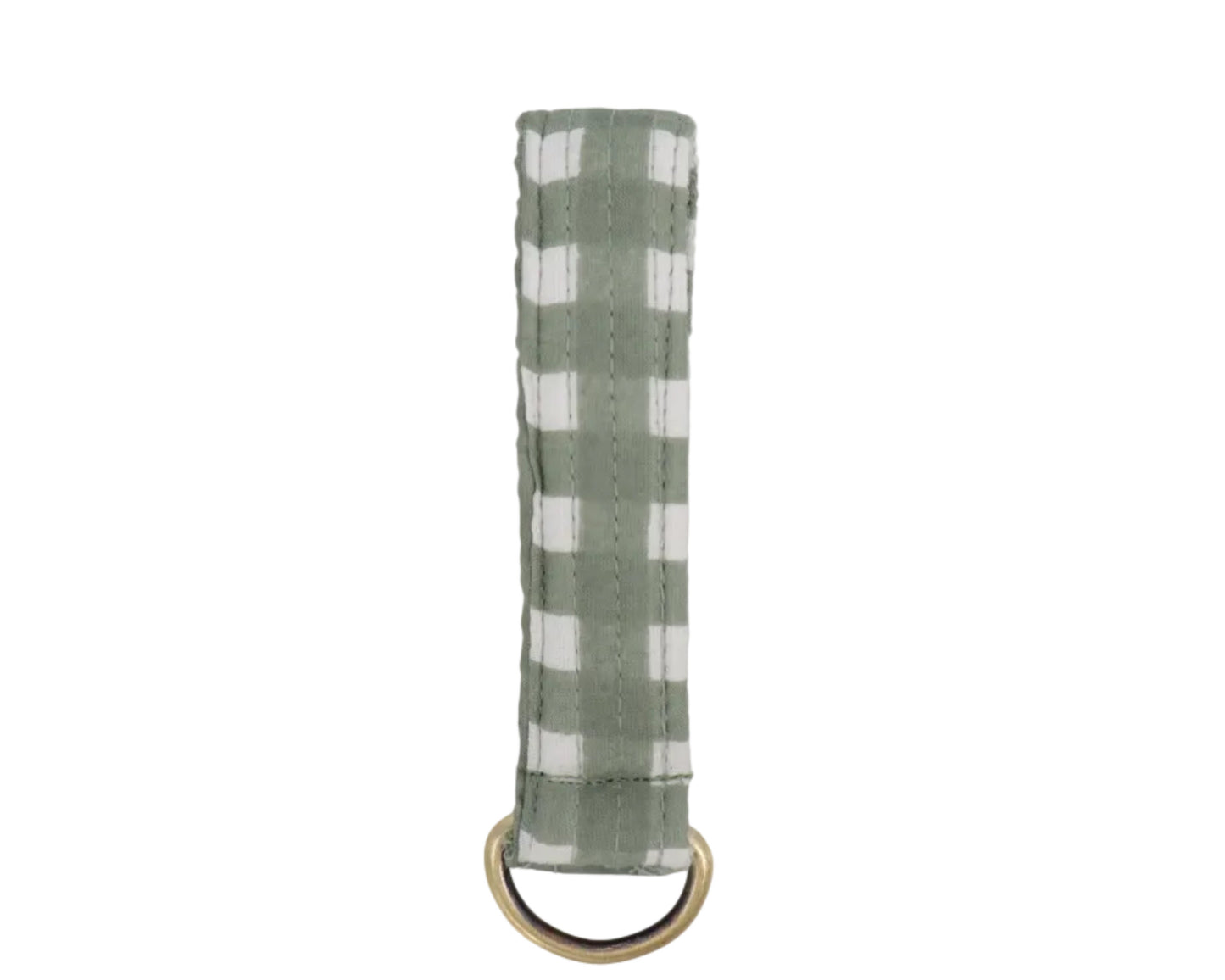 Martha Gingham Keychain Fob