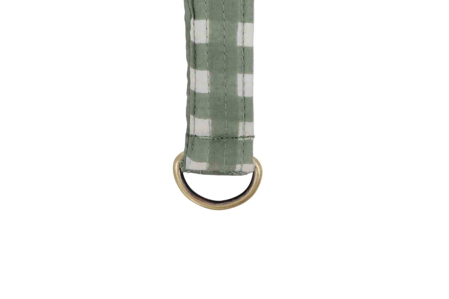 Martha Gingham Keychain Fob