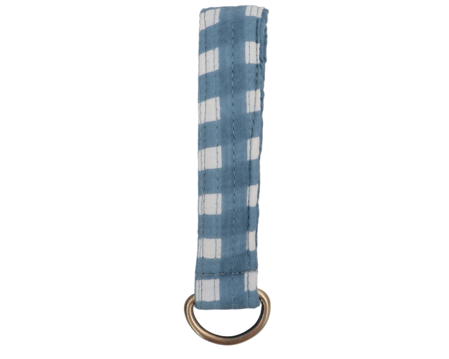 Alice Gingham Keychain Fob