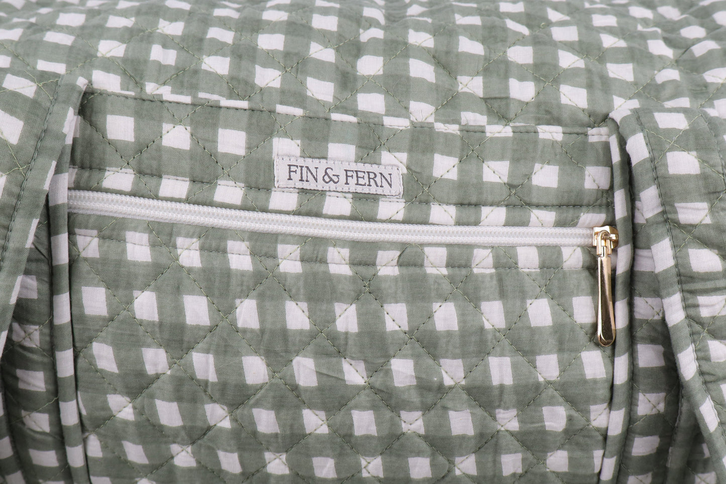 Martha Gingham Weekend Duffle