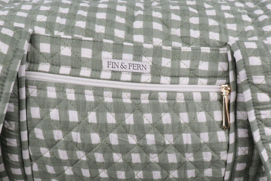Martha Gingham Weekend Duffle
