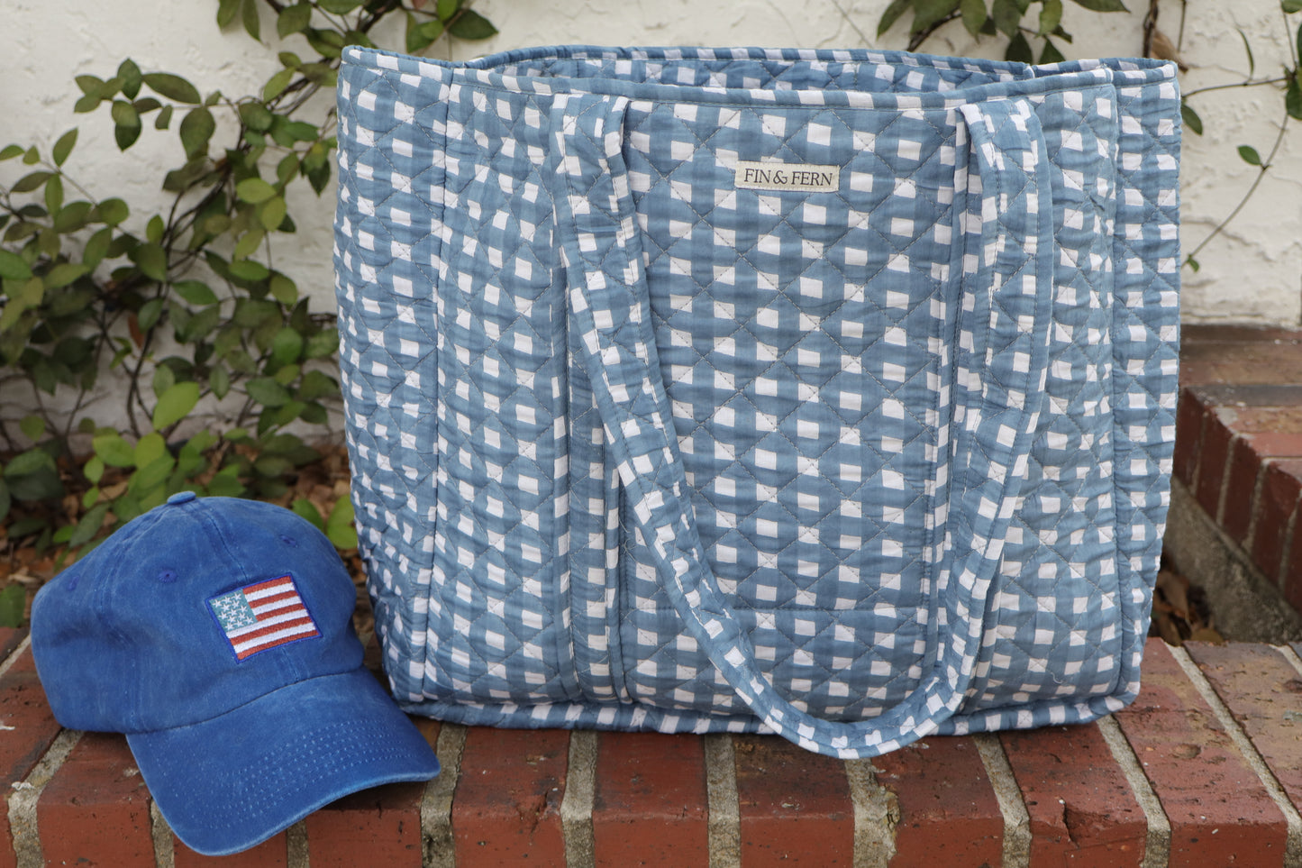 Alice Gingham Tote