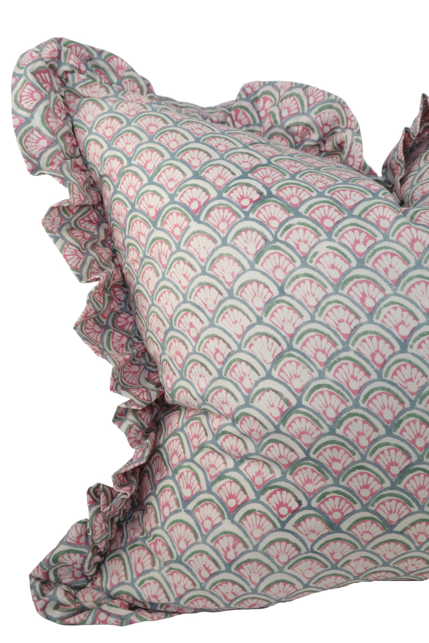 Petal Rose Ruffle Pillow