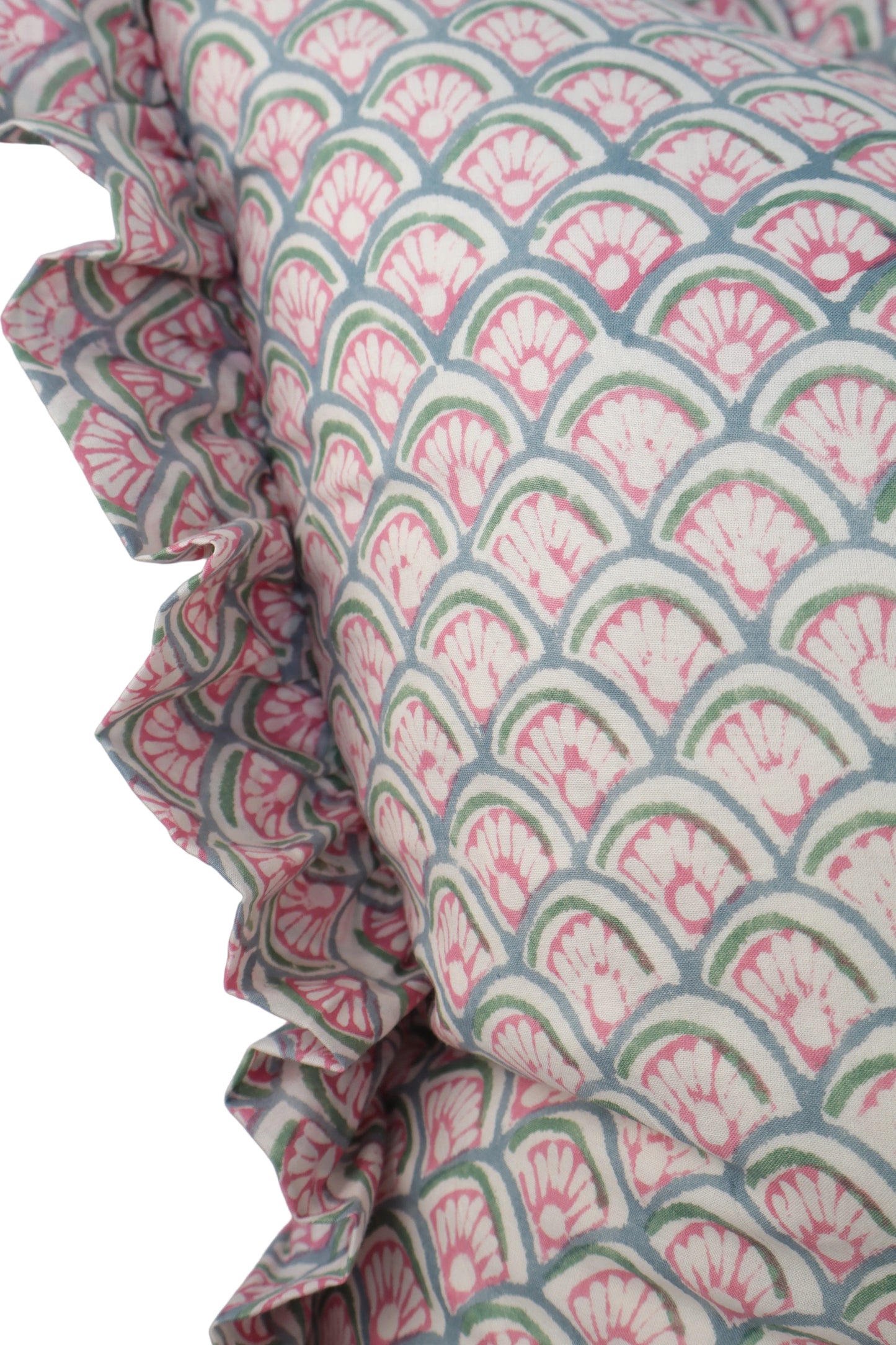 Petal Rose Ruffle Pillow