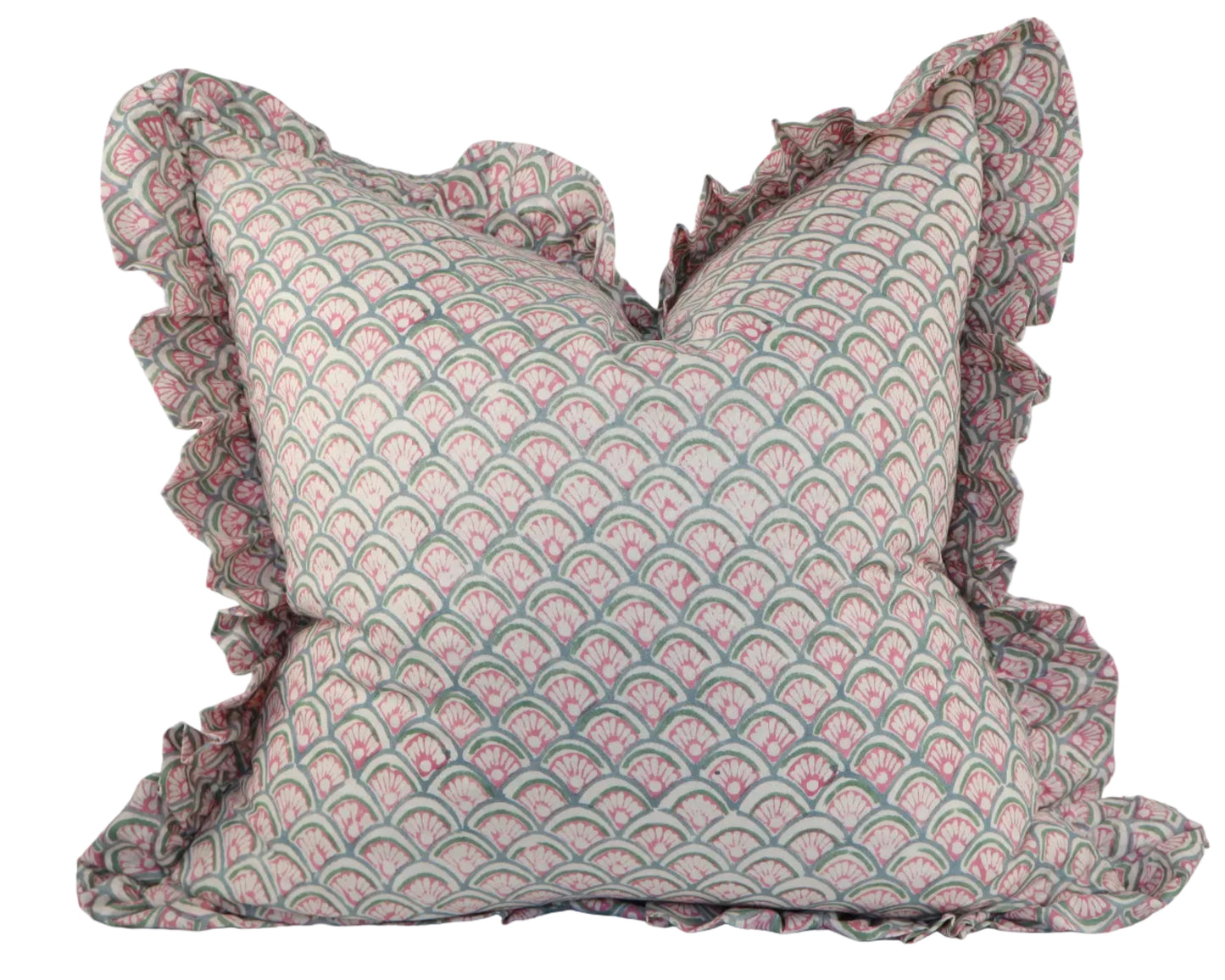 Petal Rose Ruffle Pillow