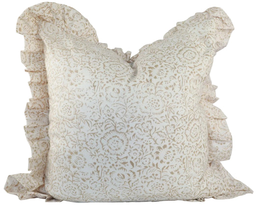Camellia Ruffle Pillow