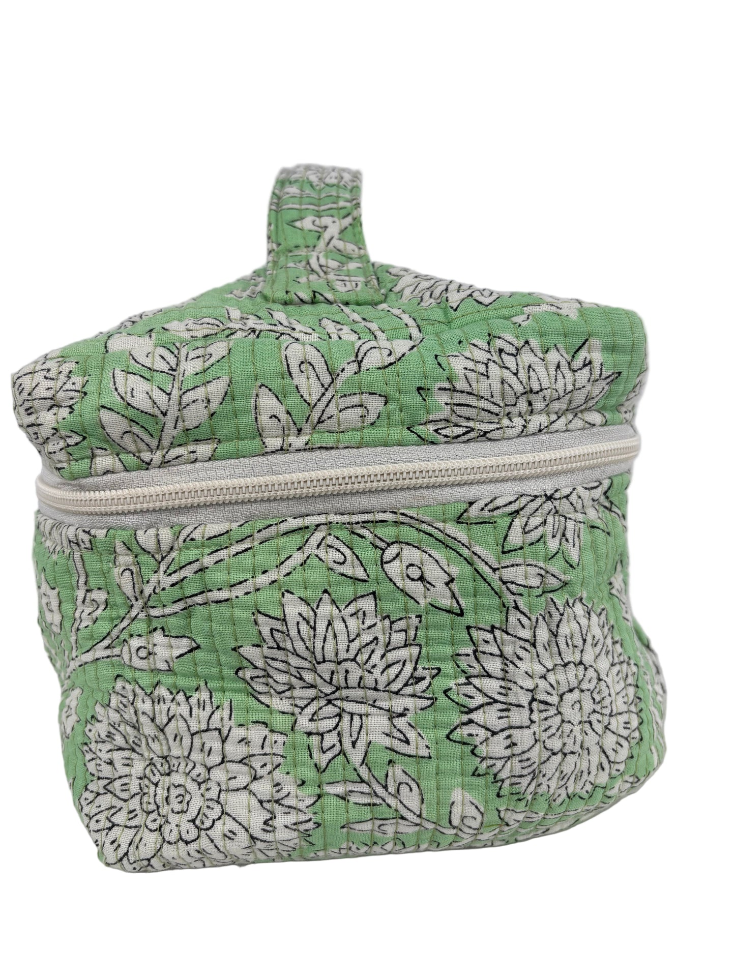 Mint Vine Vanity Bag