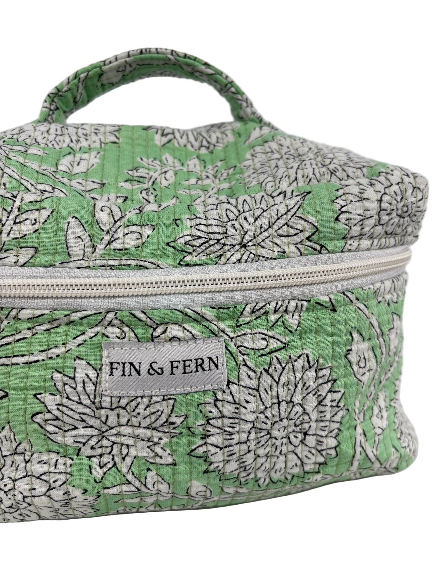 Mint Vine Vanity Bag