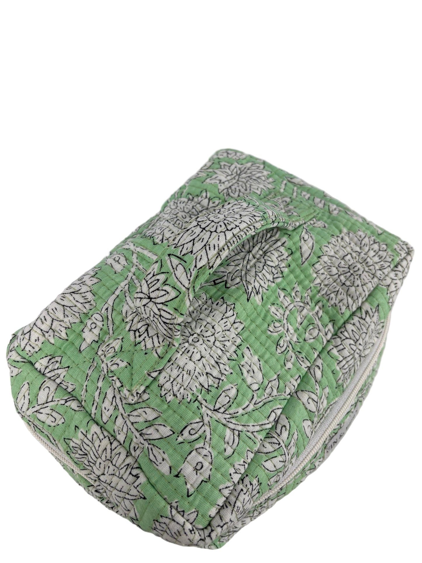 Mint Vine Vanity Bag