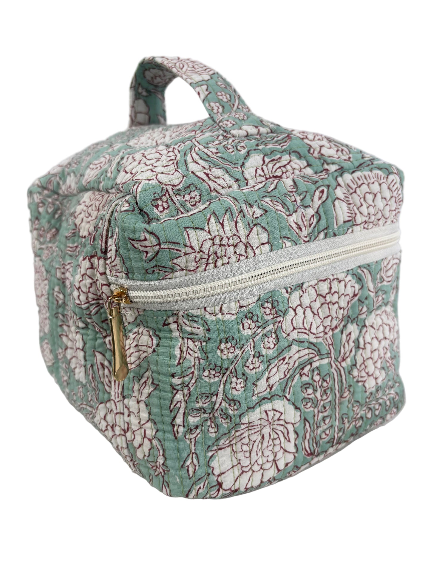 Seaglass Blue Vanity Bag