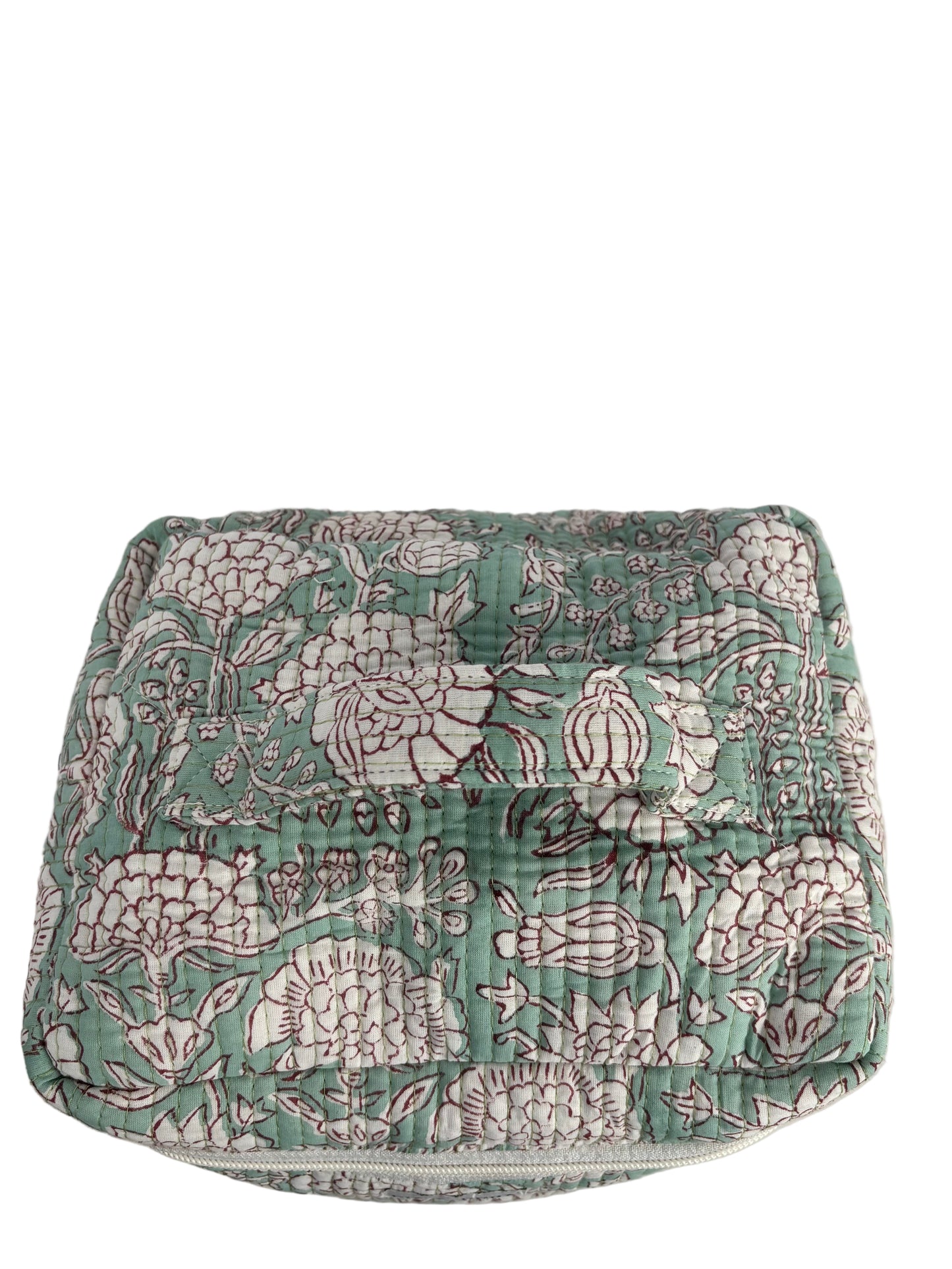 Seaglass Blue Vanity Bag