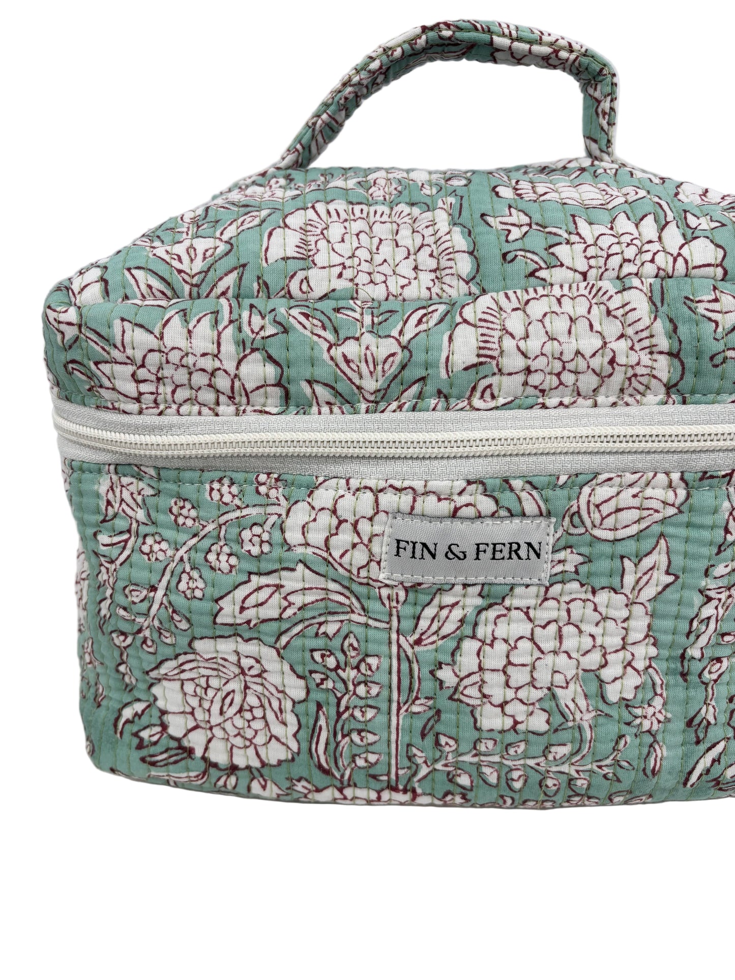 Seaglass Blue Vanity Bag