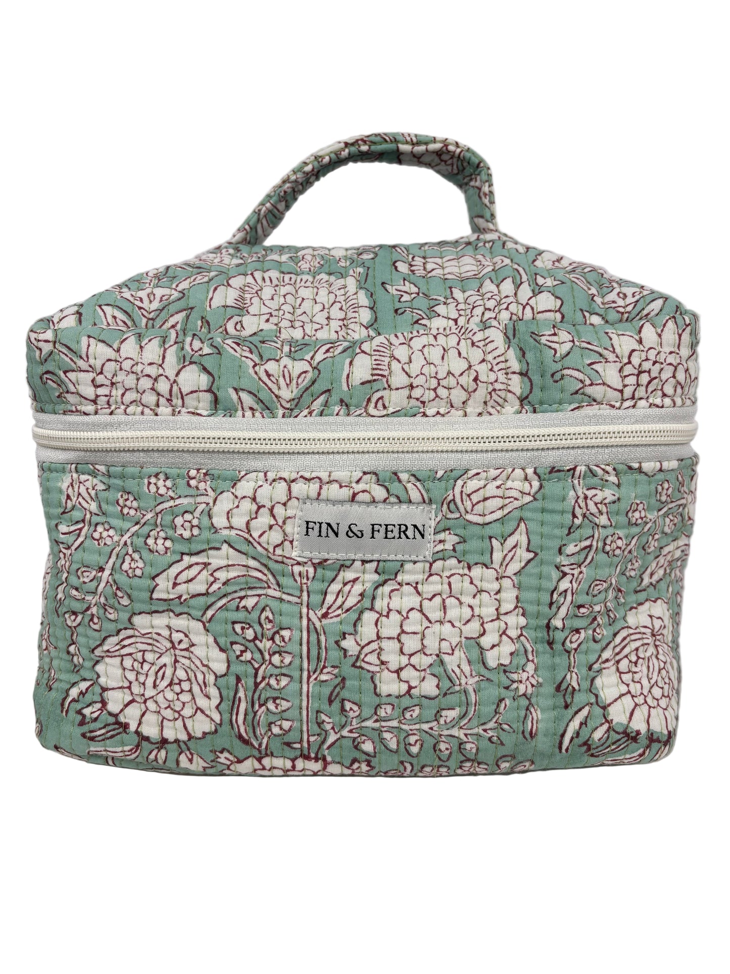 Seaglass Blue Vanity Bag