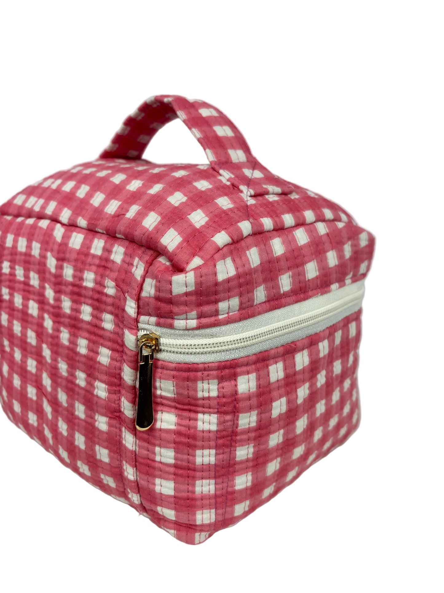 Hattie Gingham Vanity Bag
