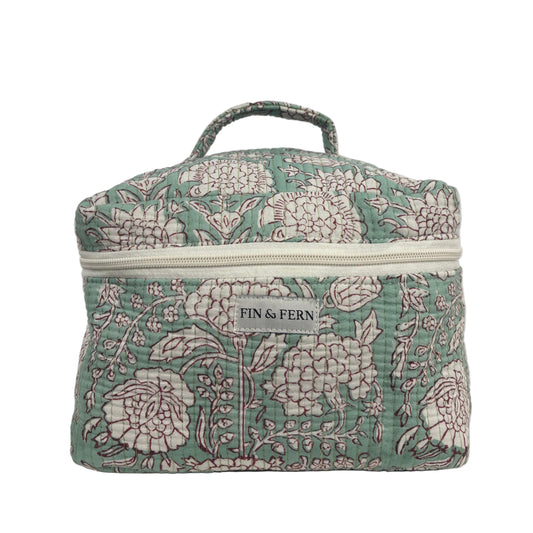 Seaglass Blue Vanity Bag