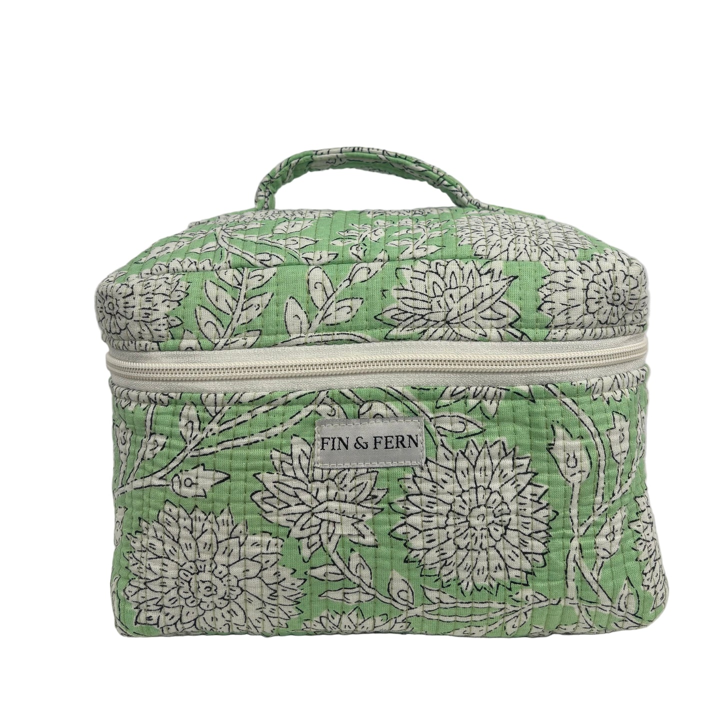 Mint Vine Vanity Bag