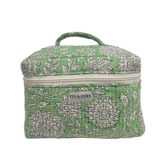 Mint Vine Vanity Bag