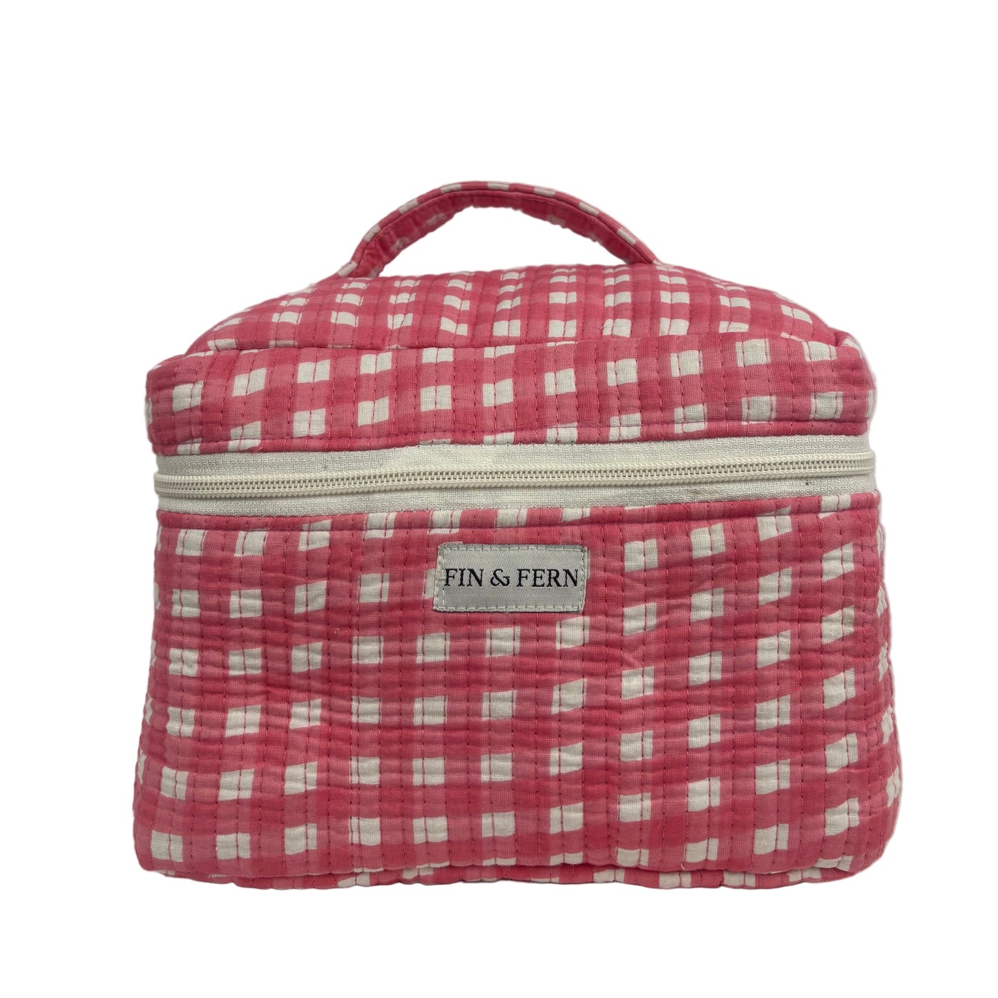 Hattie Gingham Vanity Bag