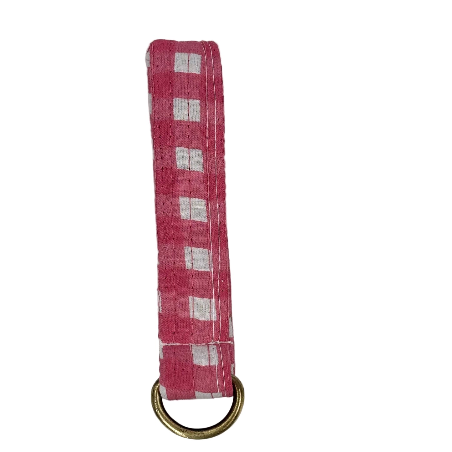 Hattie Gingham Keychain Fob
