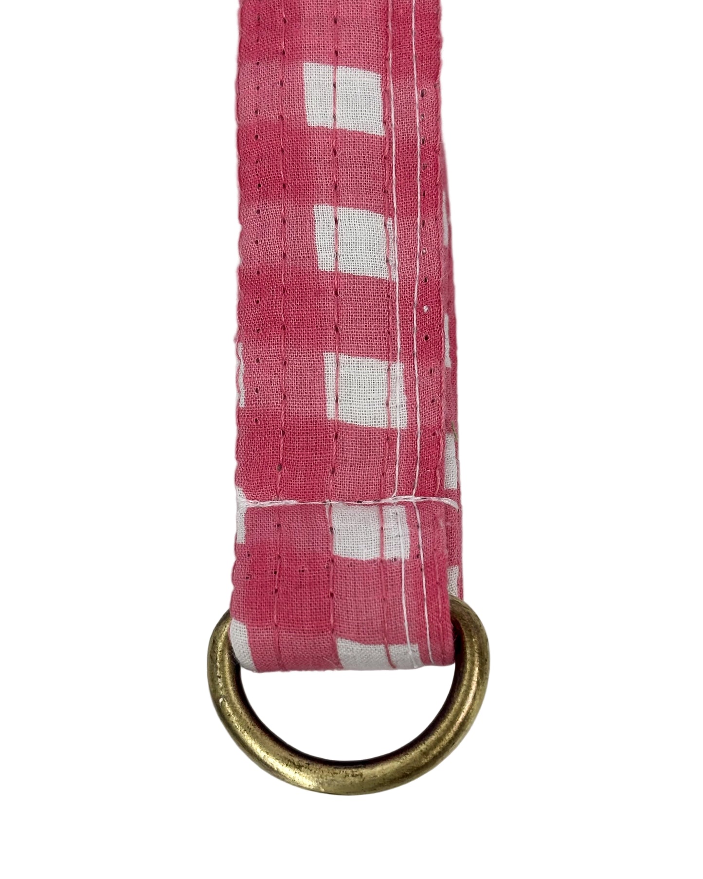 Hattie Gingham Keychain Fob