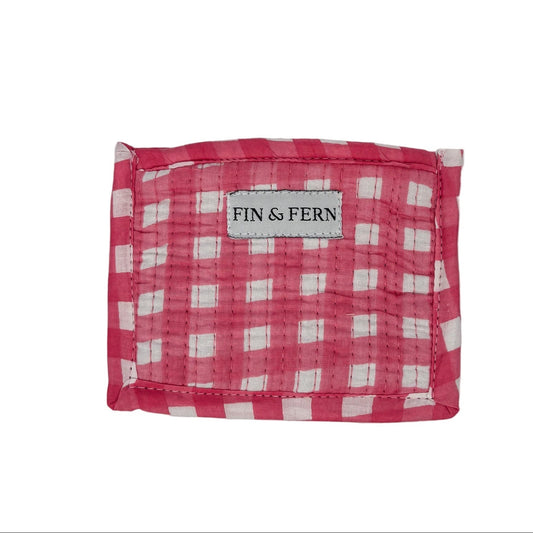 Hattie Gingham Mini Wallet