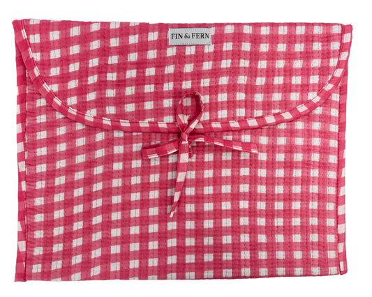 Hattie Gingham Laptop Sleeve