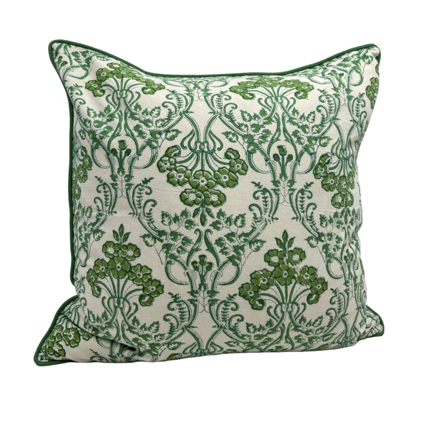 Emerald Trellis Pillow Cover