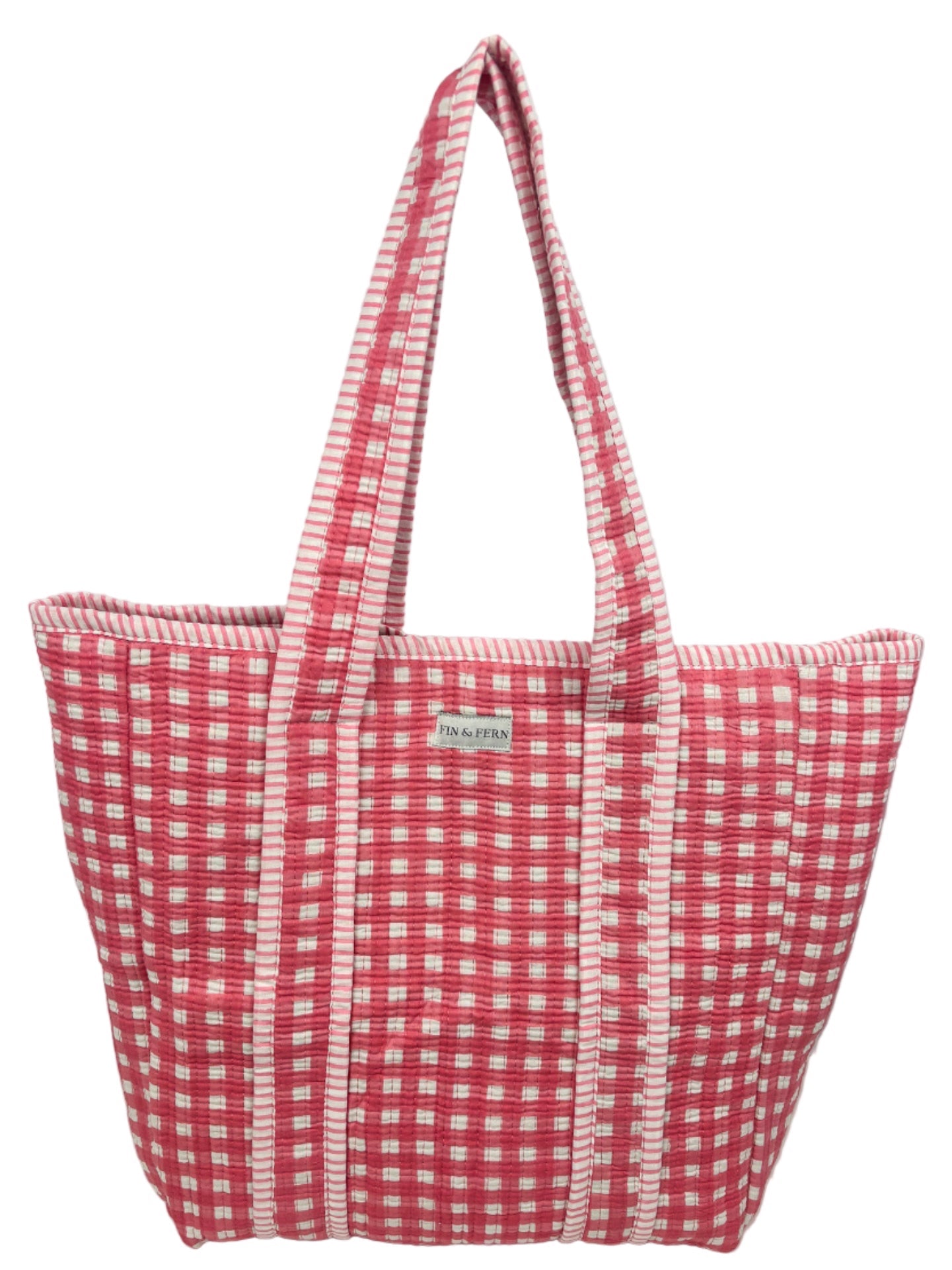 Hattie Gingham Tote Bag