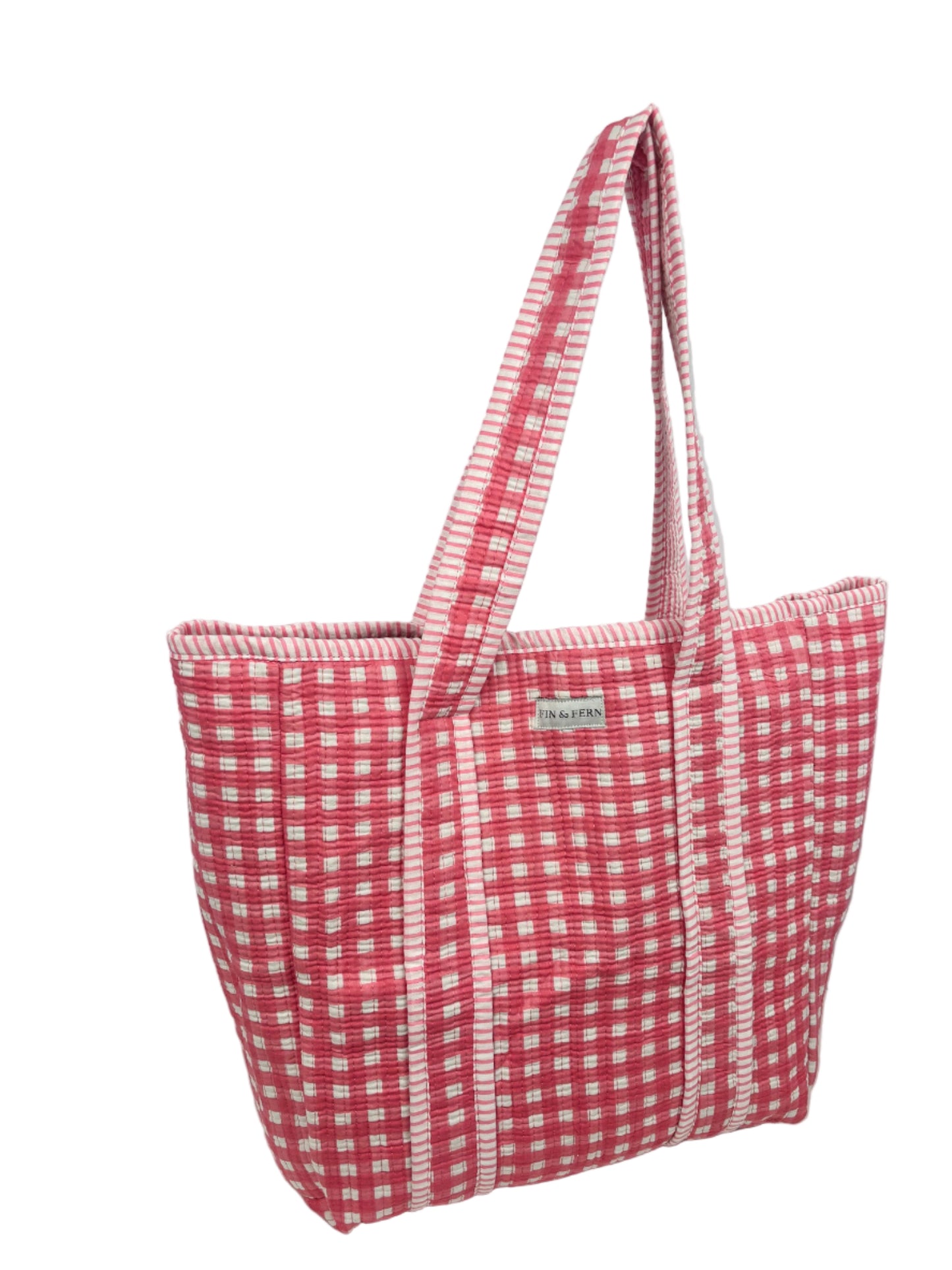Hattie Gingham Tote Bag
