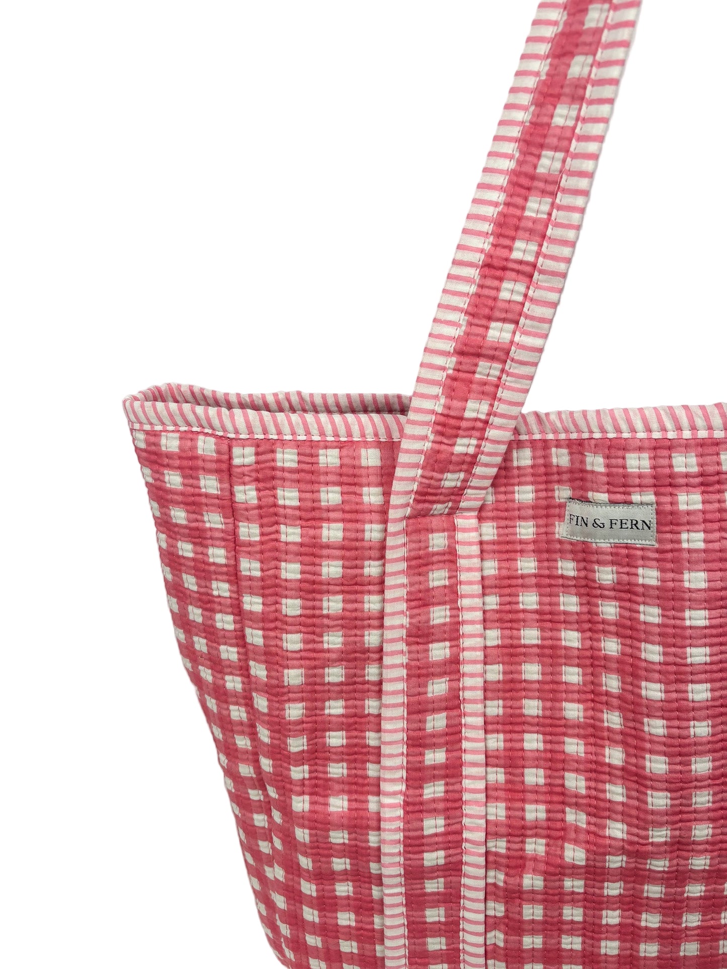 Hattie Gingham Tote Bag