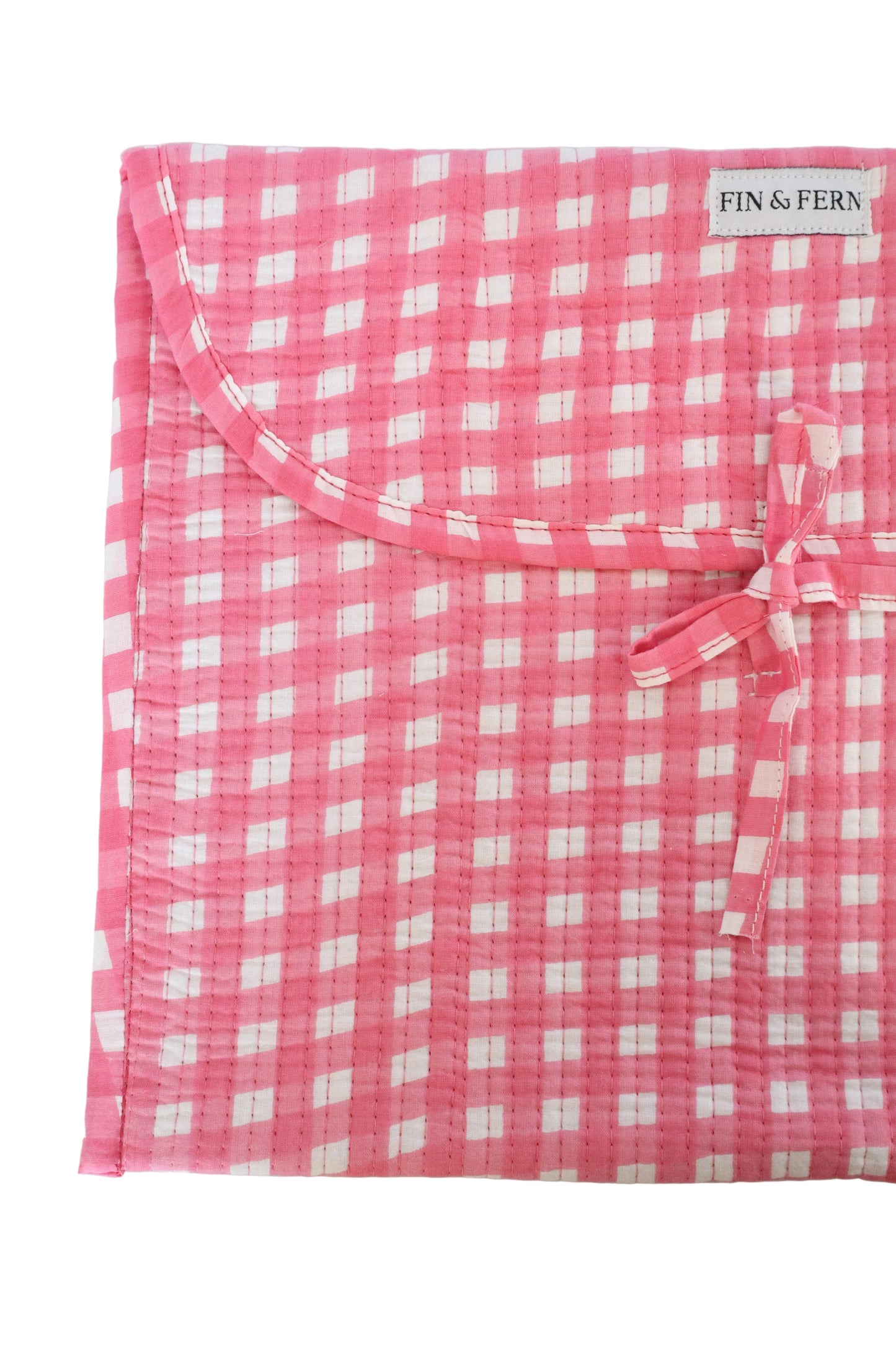 Hattie Gingham Laptop Sleeve
