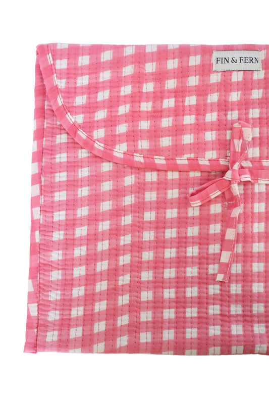 Hattie Gingham Laptop Sleeve