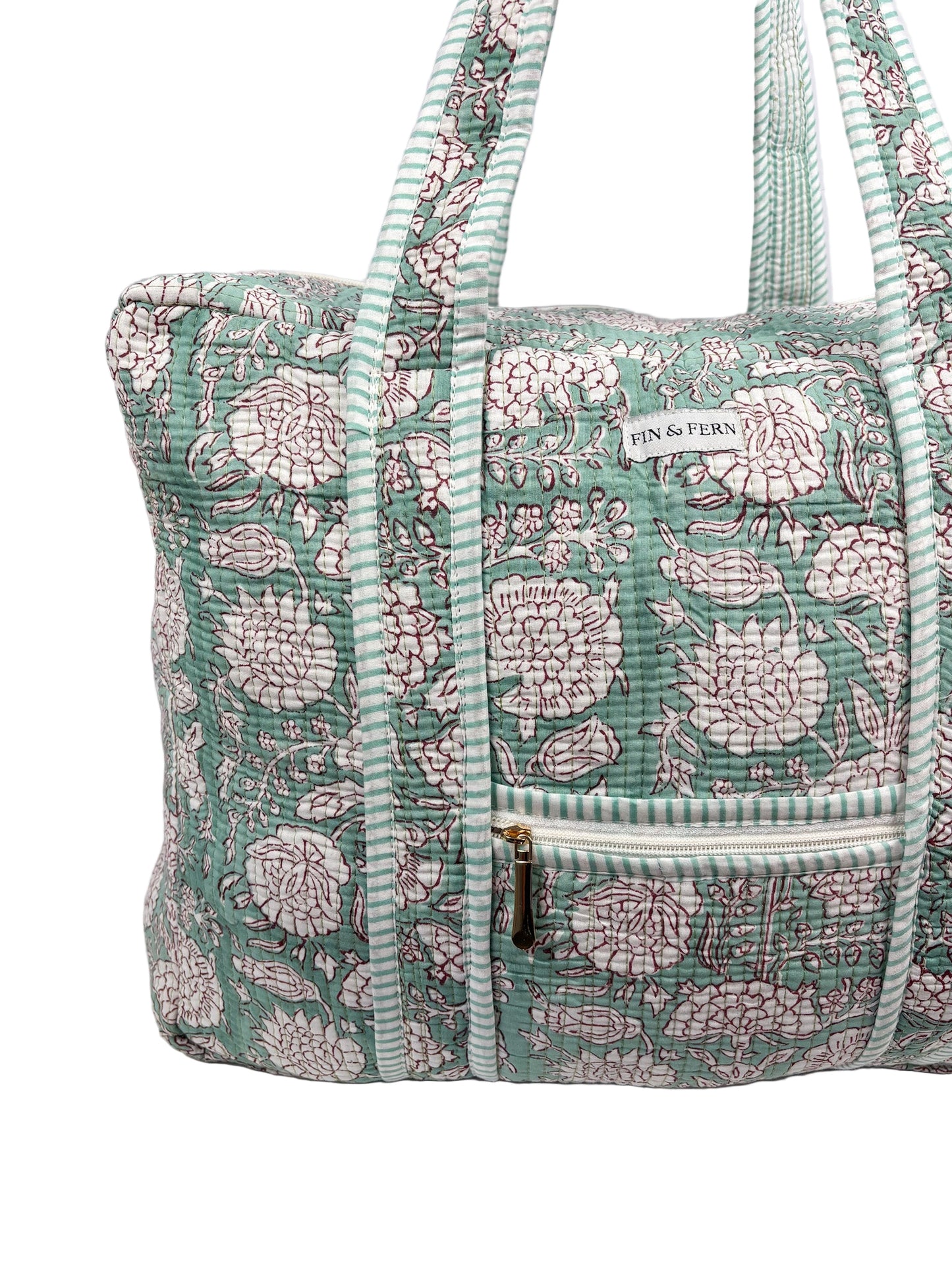 Seaglass Blue Oversize Tote Bag