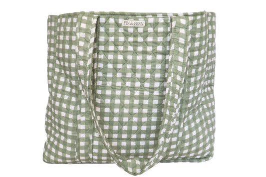 Martha Gingham Tote