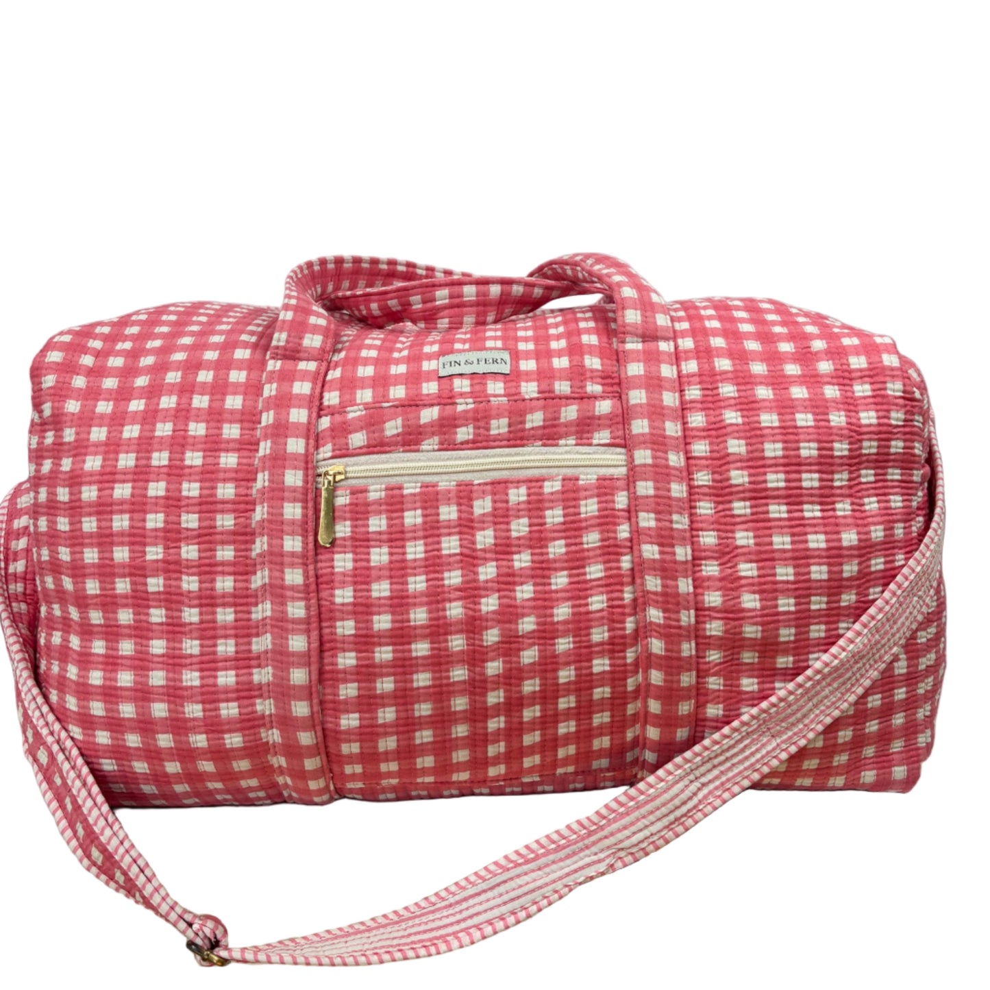 Hattie Gingham Weekend Duffle