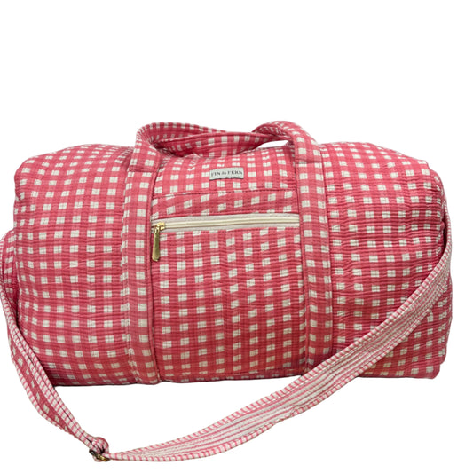 Hattie Gingham Weekend Duffle