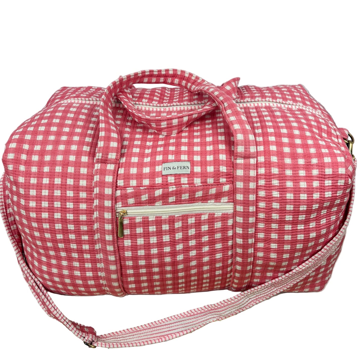 Hattie Gingham Weekend Duffle
