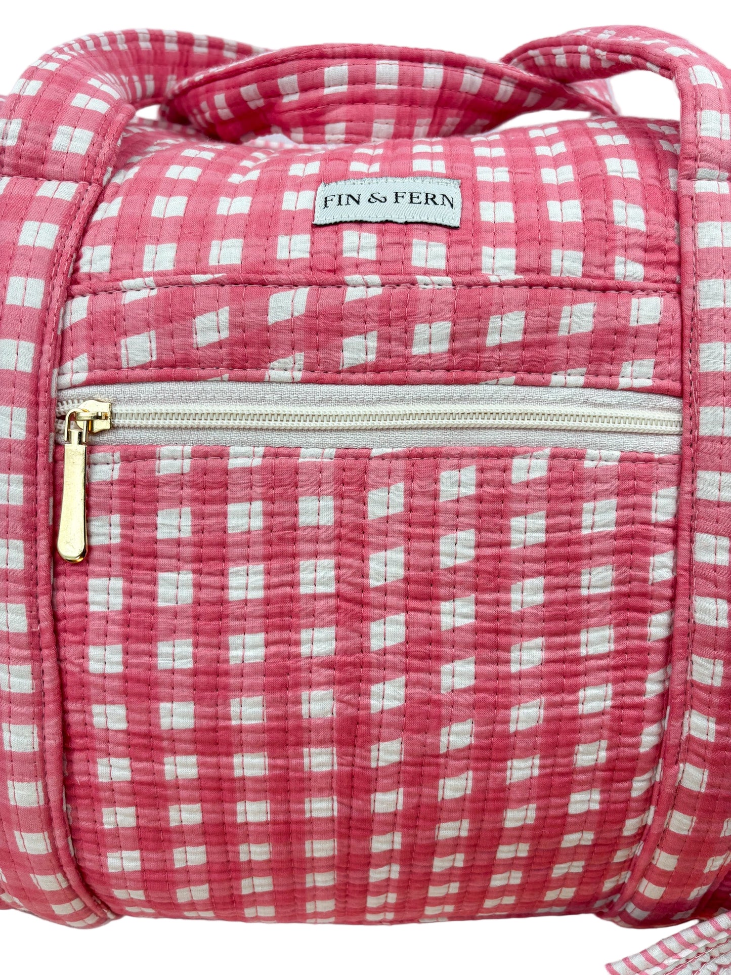 Hattie Gingham Weekend Duffle