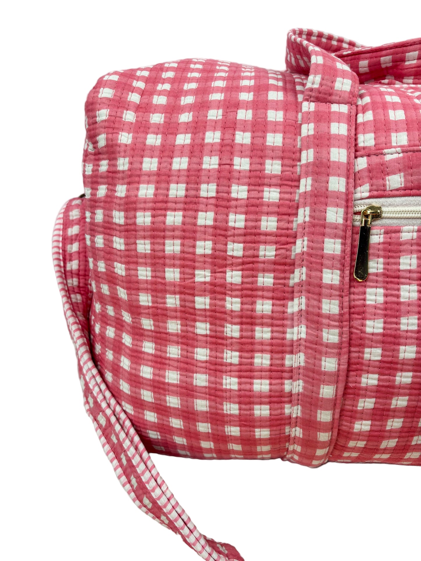 Hattie Gingham Weekend Duffle