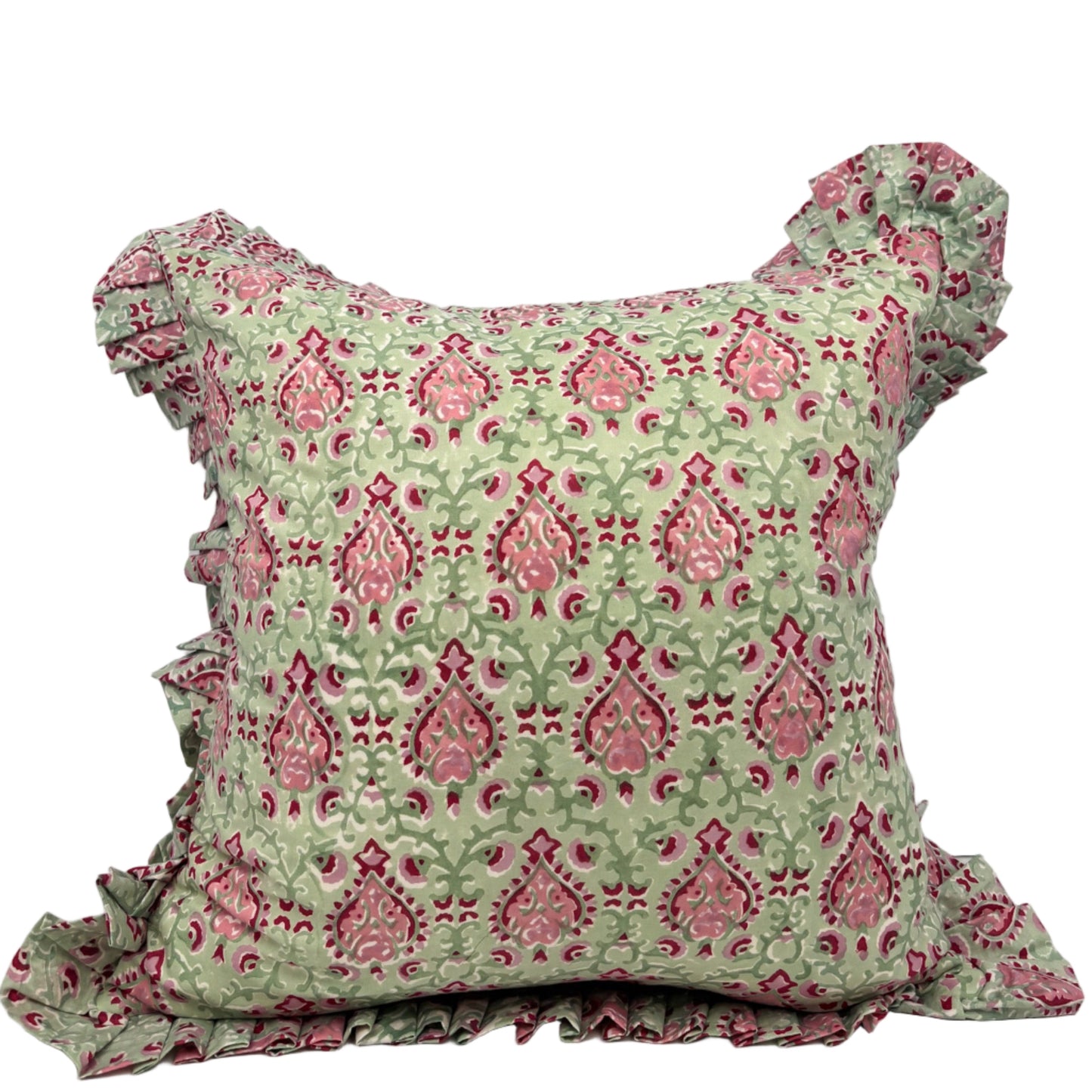 Rose Bay Ruffle Pillow Cover