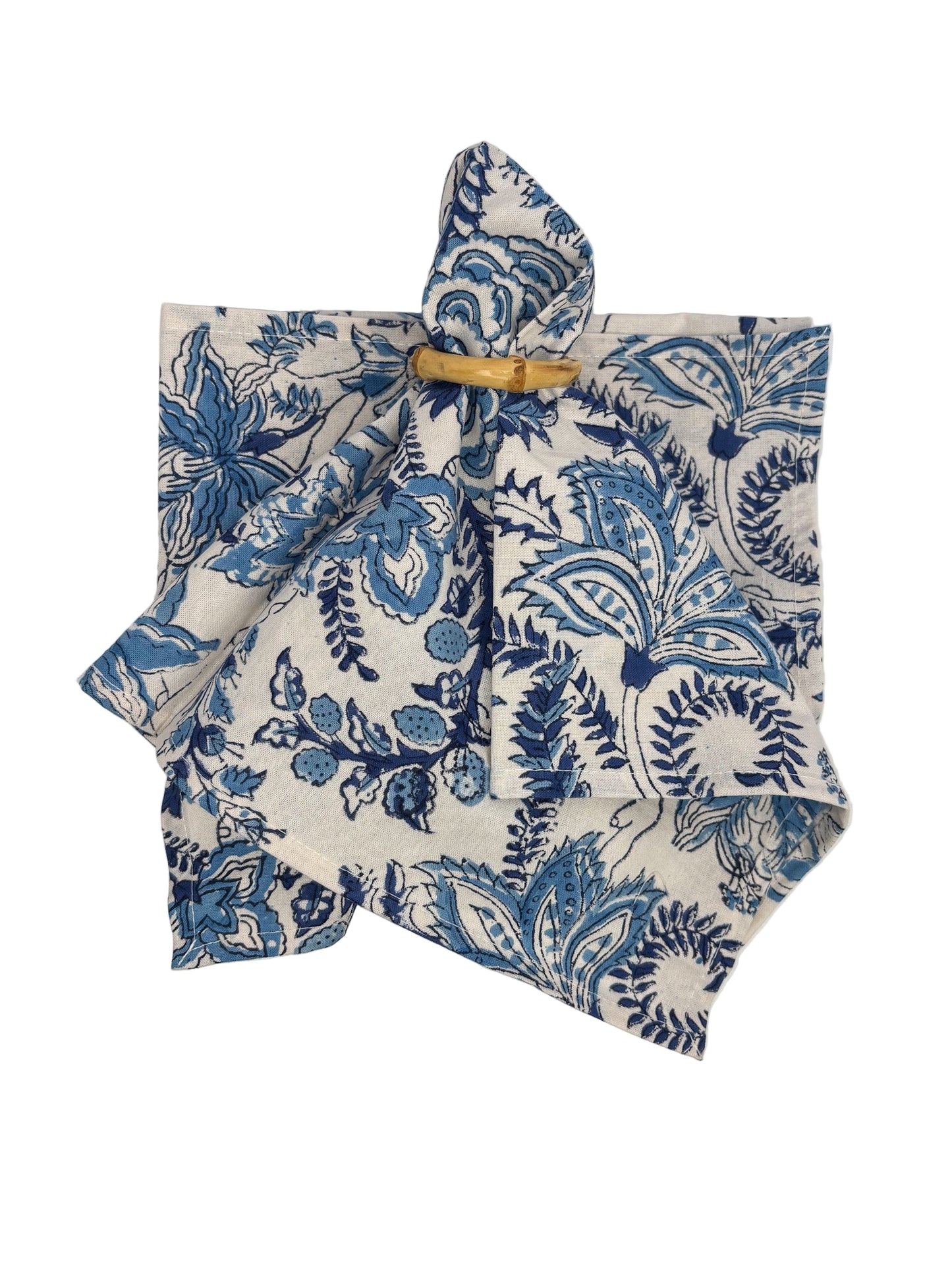 Indigo Bloom Napkin, Set of 4